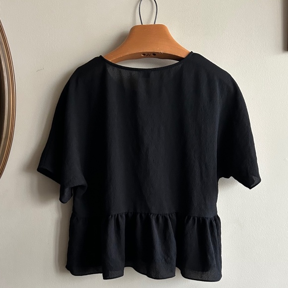 Wilfred Ruffle Hem Blouse – Size Small - Picture 5 of 9
